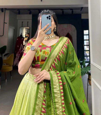 🌸✨ Blossom Boldly – Radiate Charm in Floral Printed Lehengas ✨🌸